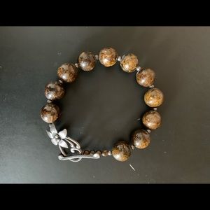 Silpada Bronzite Bead Bracelet